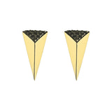 Yellow gold with black diamonds and black rhodium