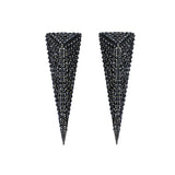 White gold with black diamonds