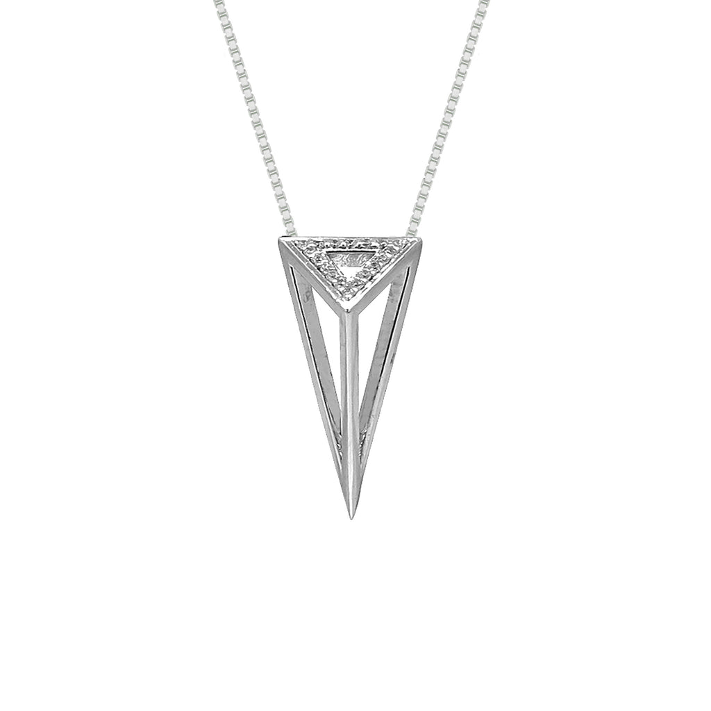 White gold with white diamonds