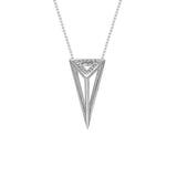 White gold with white diamonds
