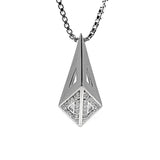 White gold with white diamonds