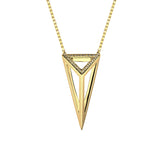 Yellow gold with white diamonds