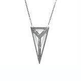 White gold with white diamonds