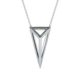 White gold with black diamonds