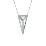 White gold with white diamonds
