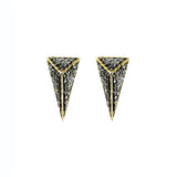 Yellow gold with white diamonds