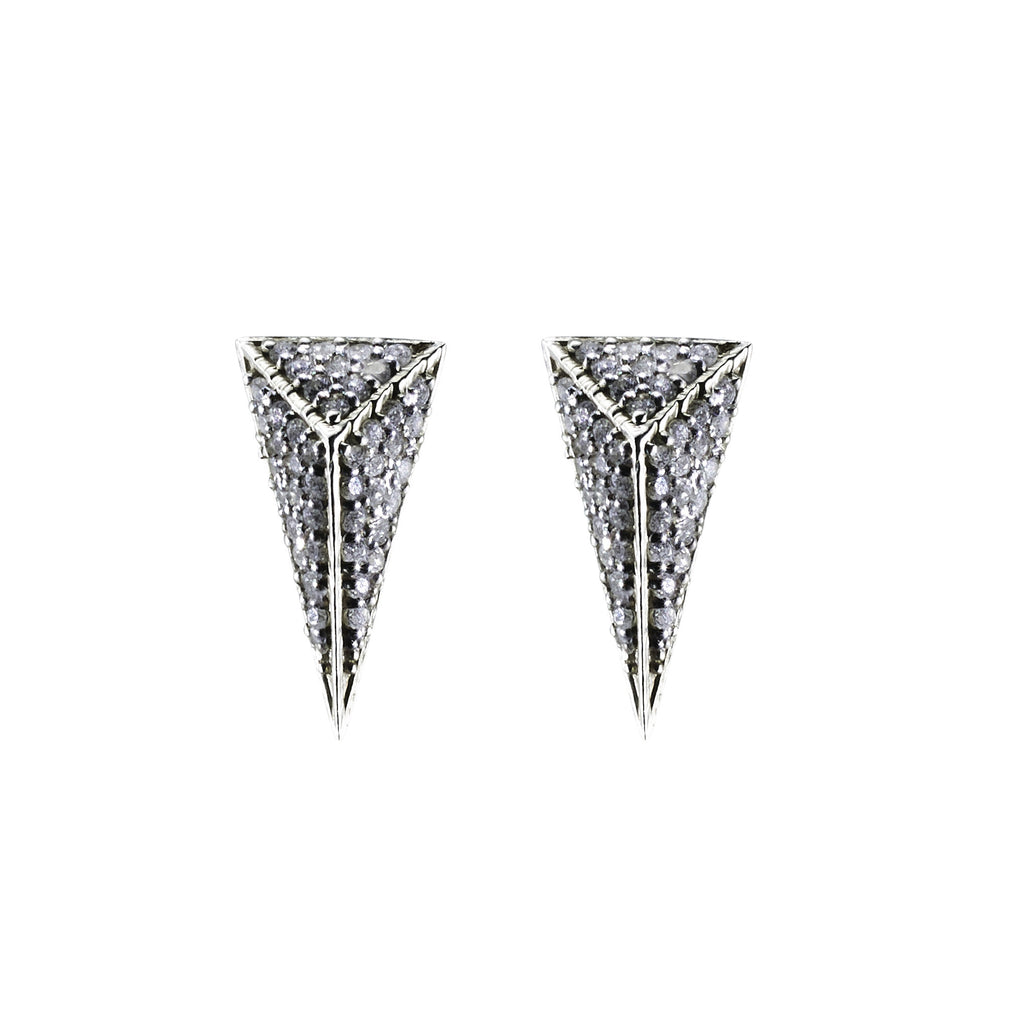 White gold with white diamonds
